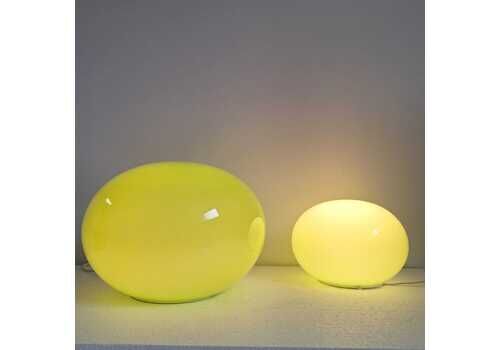 Set Of Two Glass Table Lamps By Ilu Di Vetro