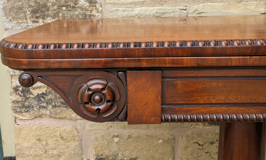 Handsome William IV Mahogany Side Table photo furniture