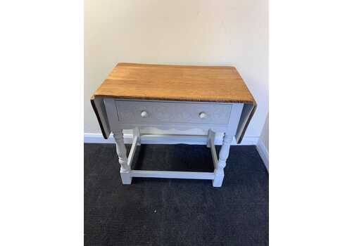 Old Charm Drop Flap Side Table, Sofa Table Or Lamp Table