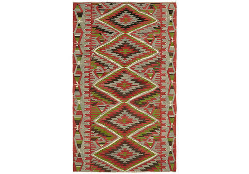 Handmade Multicolor Oriental Kilim Rug 178 Cm X 286 Cm