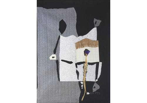 François Xavier Fagniez Mixed Media On Cardboard Signed Numbered 1985