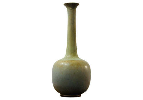 1952 Mid Century Modern Swedish Stoneware Vase By Berndt Friberg For Gustavsberg