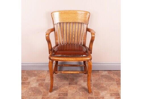 Oak Office Desk Chair With Arms