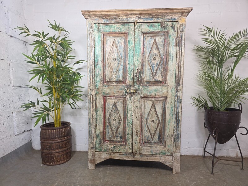 Vintage French Cabinet Side Table Hidden Bar Storage Solid Walnut Hand ...