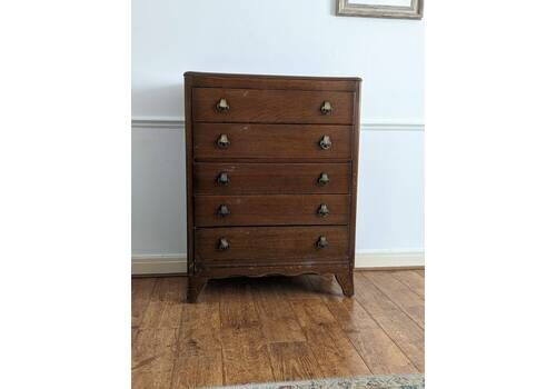 Harris Lebus 5 Drawer Dresser For Commission. Vintage, Classic, Mid Century. Painted To Order.