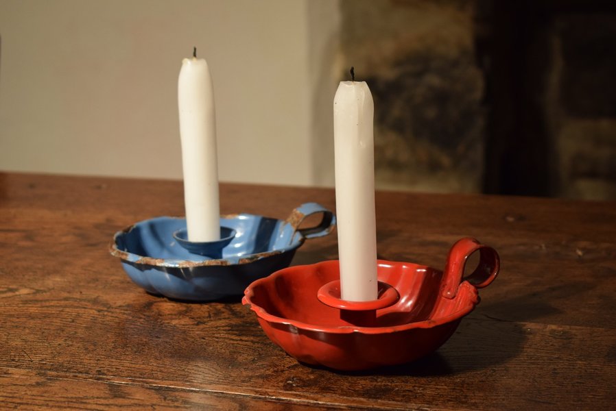 Vintage Wee Willie Winkie Candle Holder Chambersticks Vinterior