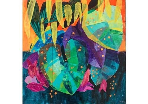 Anna Masiul Gozdeckajungle Boogie. Contemporary Abstract Painting, Acrylic On Canvas, Polish Artist2022