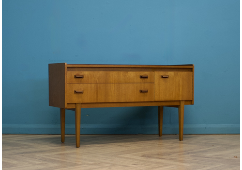 Mid Century Teak Compact Sideboard From Wrighton
