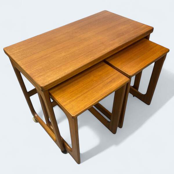 Nest Of Tables McIntosh Tri Form Metamorphic Midcentury photo furniture