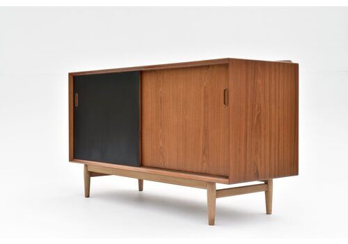 Arne Vodder Model Os11 Teak & Oak Sideboard For Sibast