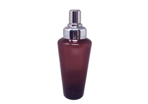 1970s Gorgeous Purple Cocktail Shaker In Murano Glass. Made In Italy