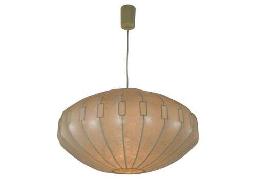 Midcentury Cocoon Pendant Light, 1960s, Italy
