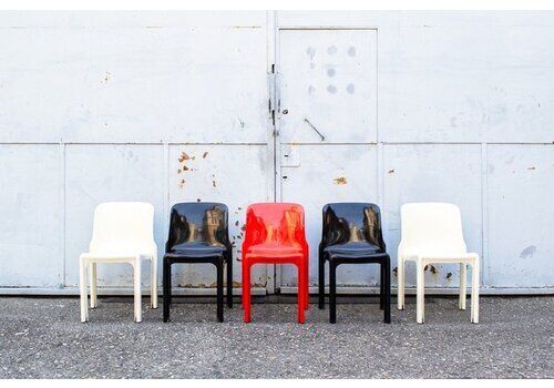 Selene Chairs By Vico Magistretti For Artemide, 1960s, Set Of 5