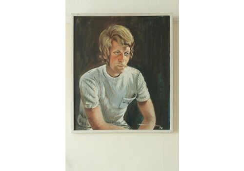 Mid 20th Century Original Oil On Canvas – Portrait Of A Man