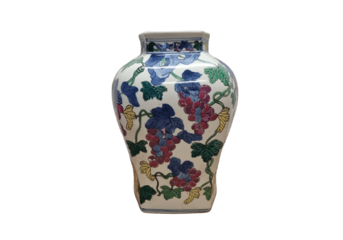 Vintage Chinese Porcelain Vase, Mid Century