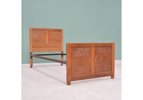 Oak Single Bed In The Manner Of Heals