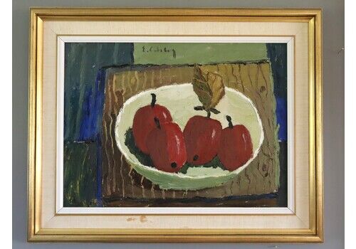 Crimson Apples Oil Painting