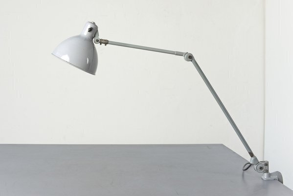 Light Gray Clamp Lamp From B.A.G. Turgi, 1930s photo furniture