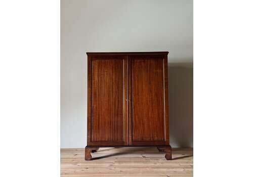 Edwardian Mahogany Linen Cupboard