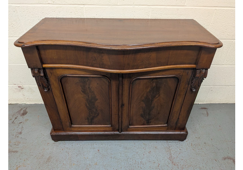 Victorian Mahogany 2 Door Chiffonier