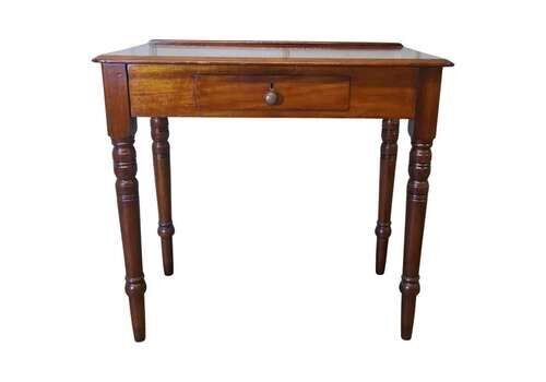 A Small Victorian Mahogany Hall Table Or Reception Table