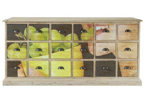 Vintage Chest Of Drawers In Wood, 2010s