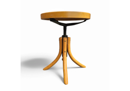 Adjustable Piano Stool 1970s, Vintage