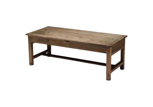 Rustic Art Populaire Dining Table, France, 19th Century