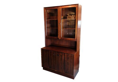Display Cabinet   Rosewood   Danish Design   Erik Brouer   Brouer Furniture Factory   1960s
