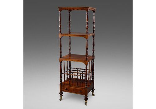 A Rosewood Whatnot Of Superior Quality