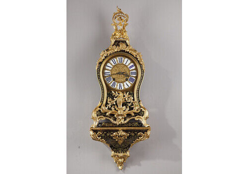 Louis XV Period Cartel And Console In Boulle Marquetry And Gilt Bronze