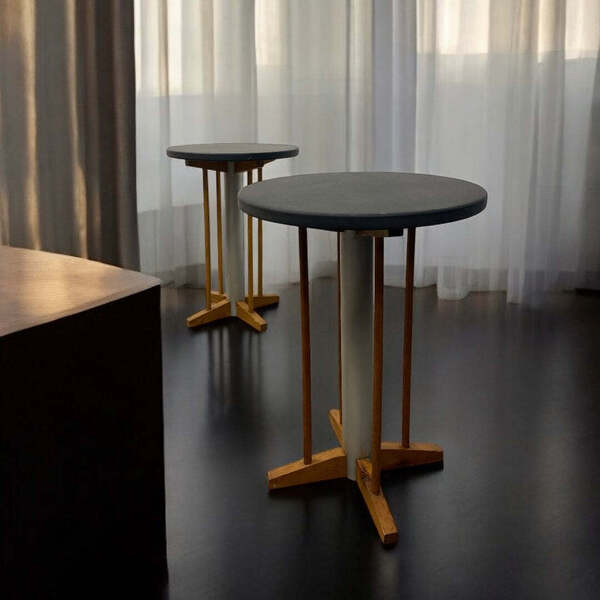Midcentury Side Tables Nightstands Pair Of photo furniture