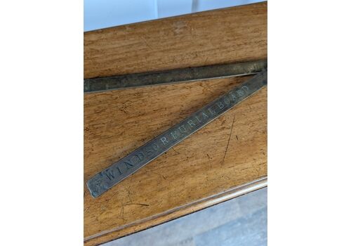 Solid Brass Folding Ruler – Windsor Burial Board