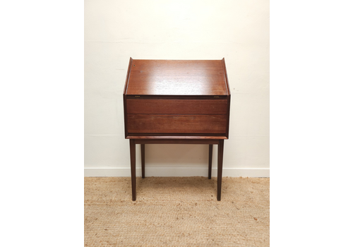 Mid Century Bureau Vintage Desk 1960s Furniture Retro Teak Small Size Delivery