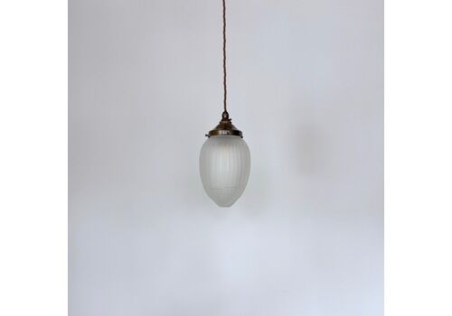 Frosted Acorn Glass Shade