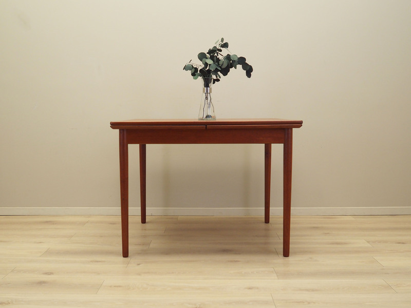 Teak Table, Danish Design, 1970s, Production: Denmark photo furniture
