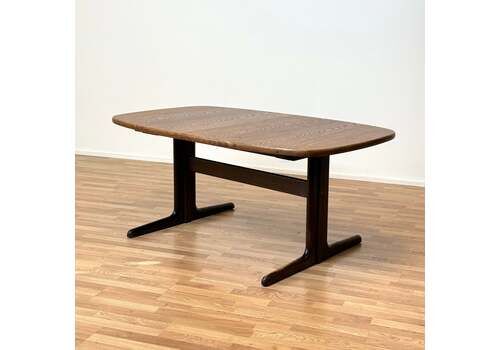 Oval Dining Table In Oak With 2 Extensions By Skovby, 1950s 60s, Denmark