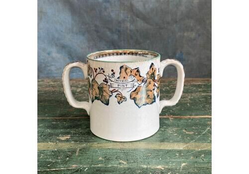 Victorian Pottery Tavern Mug   