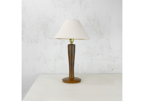 Art Deco Antique Vintage  Oak Wood Table Lamp Shade #102927