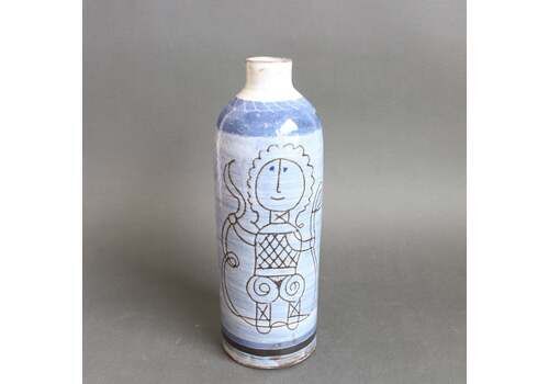 Mid Century French Ceramic Vase By Michel Barbier (Circa 1960s)