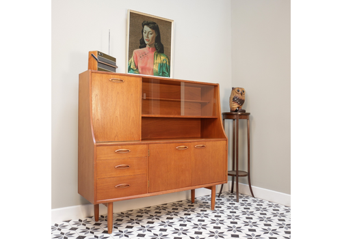 Jentique Teak Sideboard Highboard Drinks Cabinet In Teak