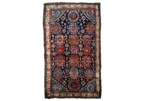Handmade Antique Persian Malayer Rug 4.1