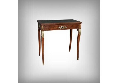Small Return From Egypt Mahogany Desk, Empire Style – Mid 19th Century