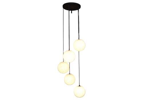 Gorgeous Five Globe Chandelier, 1970s