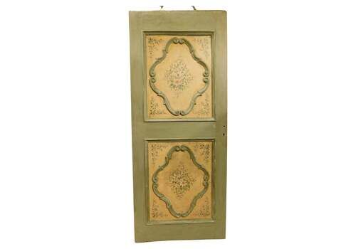 No. 3 Interior Doors, In Richly Painted Wood, Single Leaf, Italy