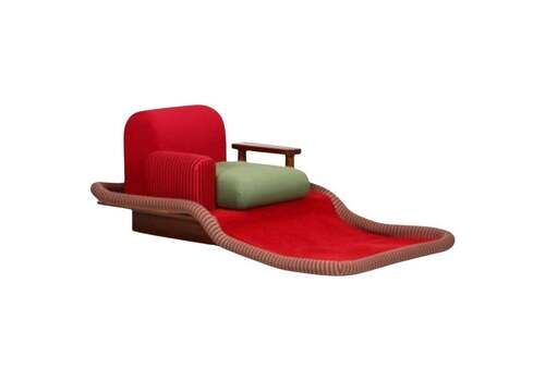 Ettore Sottsass Flying Carpet Armchair By Bedding Brevetti 1970s Italy