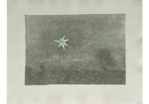 Eduard Flor   Signed Engraving Engraving Signed 1973   Prent 190 Hungary Art