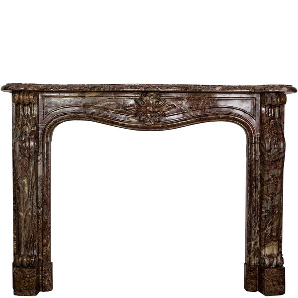 Louis Xv Rococo Marble Fireplace Surround Vinterior
