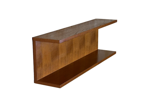 60s 70s Teak Shelf Wall Shelf Teak Wood Wall Shelf Danish Design Denmark