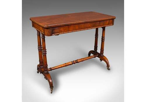 Antique Hallway Side Table, English, Portico, Writing Desk, Regency, Circa 1820
